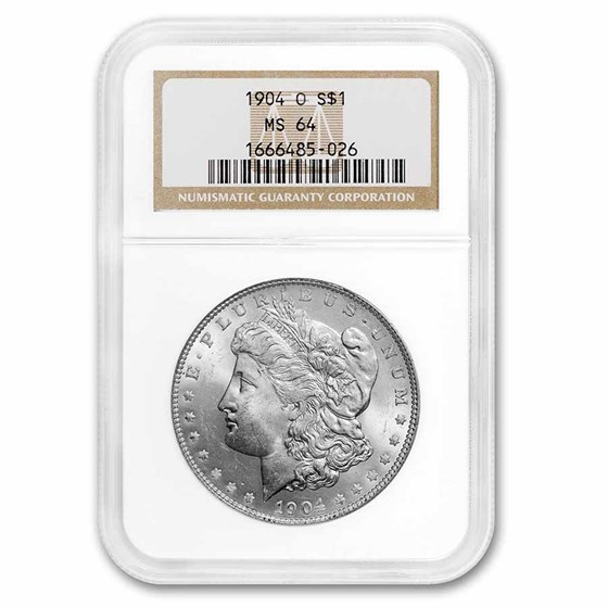 1904-O Morgan Dollar MS-64 NGC 1904-O Morgan Dollar MS-64 NGC